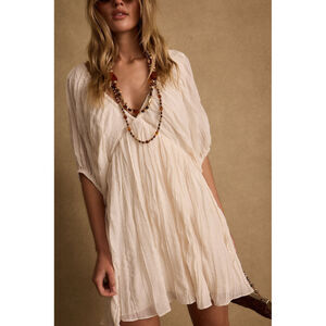 12th Tribe Nadia Ivory Mini Dress